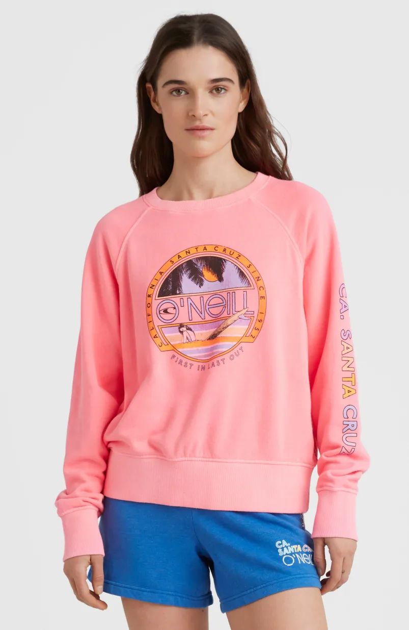 Cult Shift Crew Sweatshirt | Diva Pink