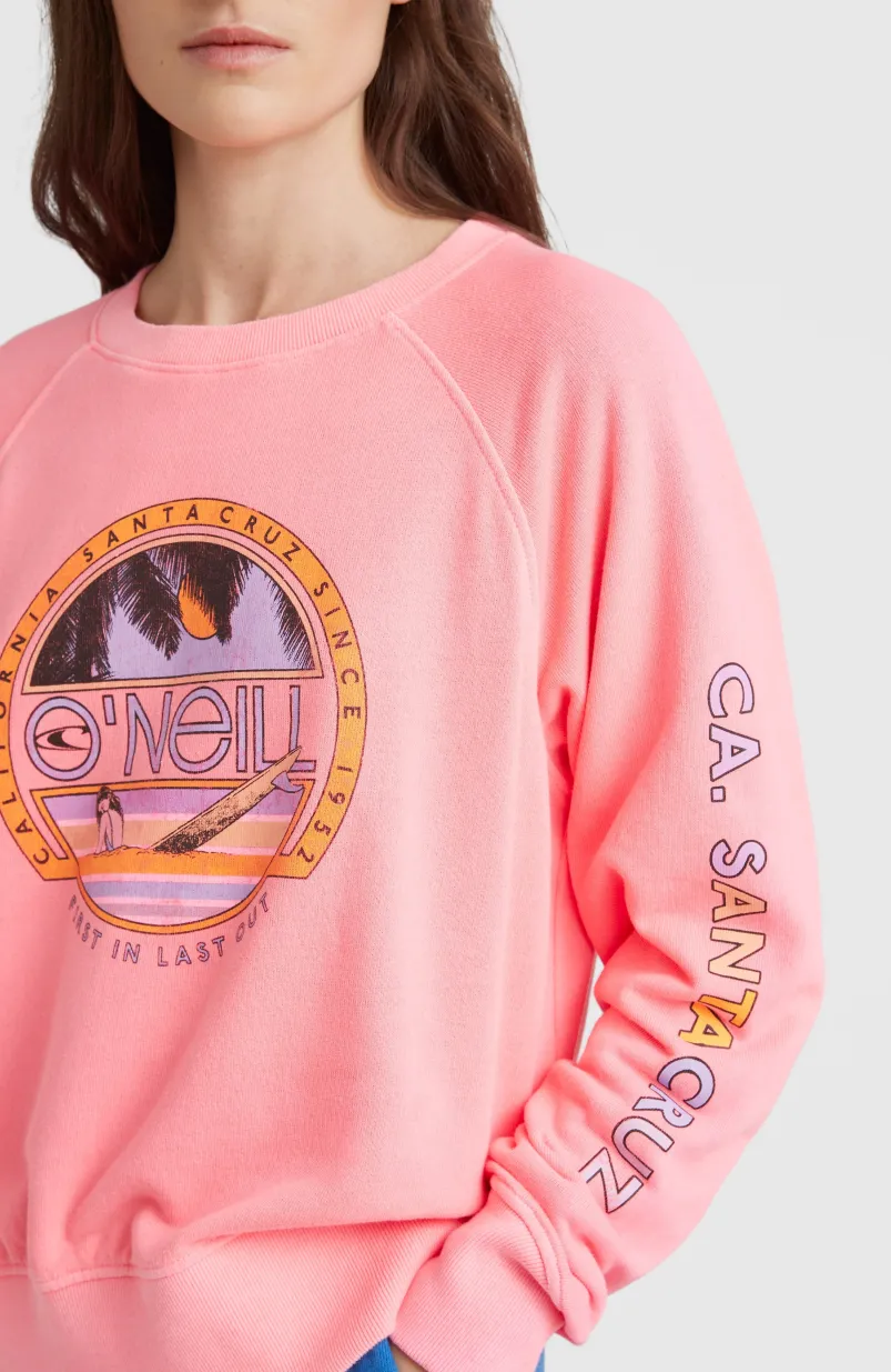 Cult Shift Crew Sweatshirt | Diva Pink