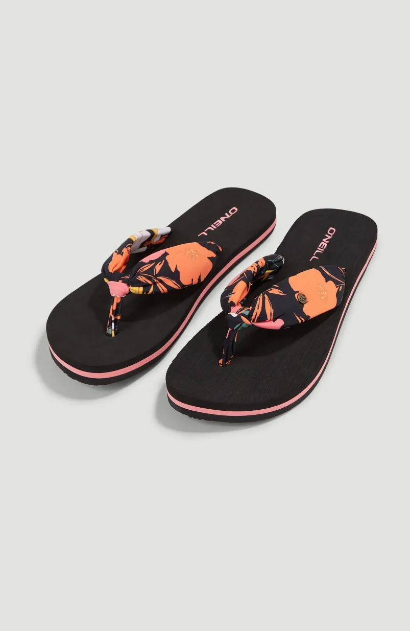 Ditsy Sun BLOOM™ Slippers | Black Bluemchen