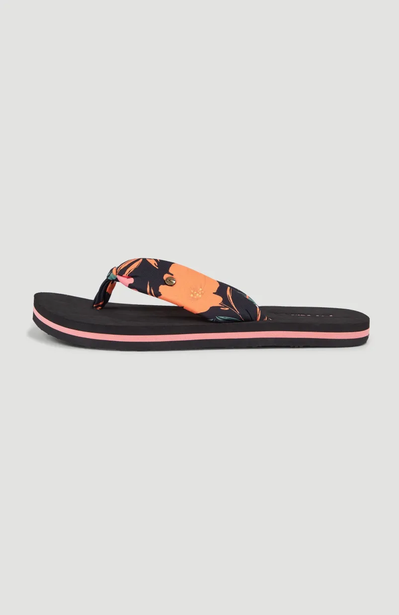 Ditsy Sun BLOOM™ Slippers | Black Bluemchen