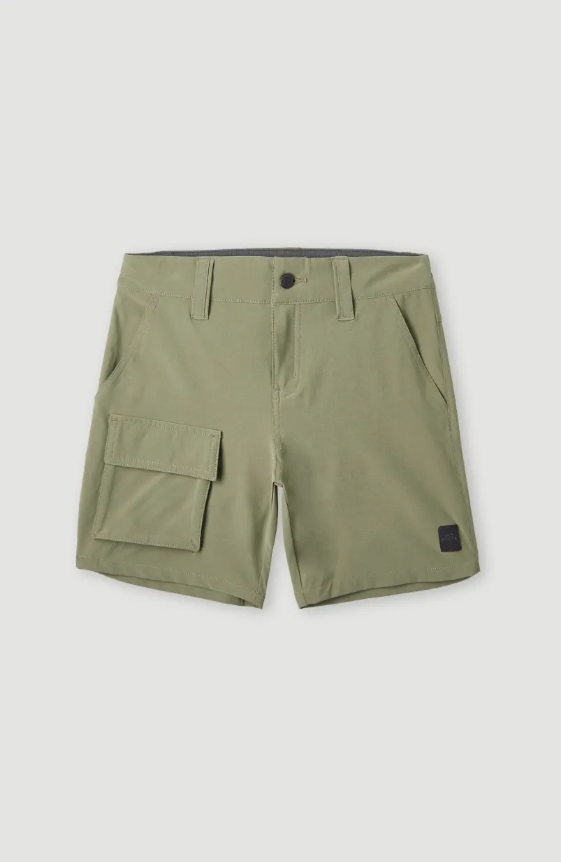 Easton Cargo Hybrid Short | Deep Lichen Green