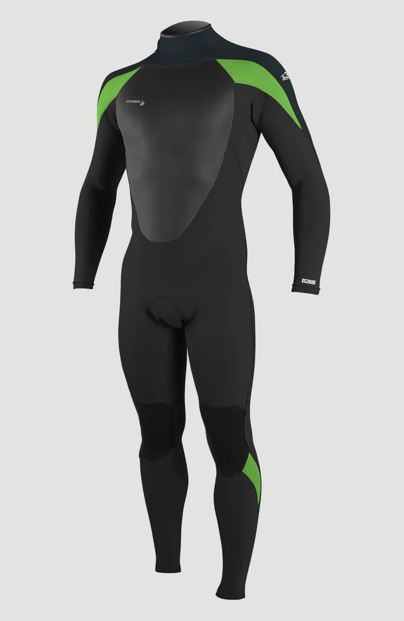 Epic 3/2 Back Zip Full | BLACK/GUNMETAL/DAYGLO