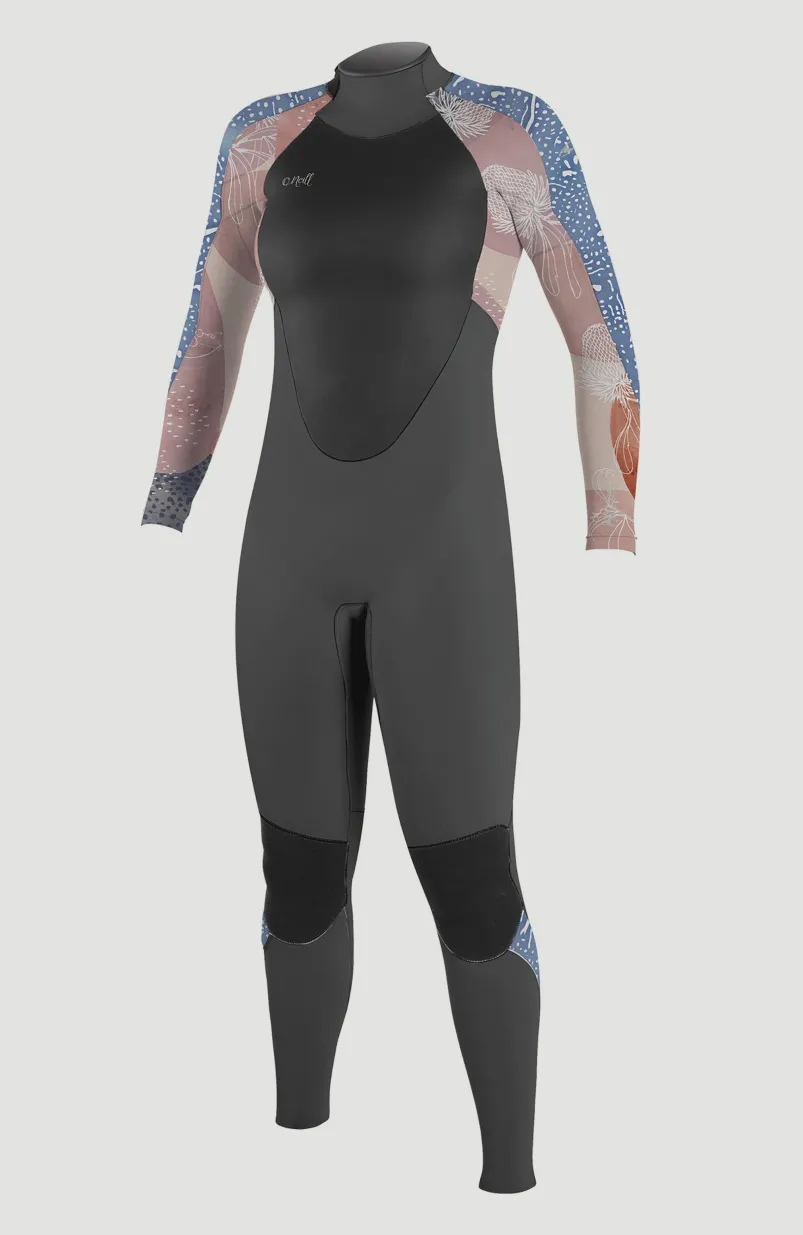 Epic 4/3mm Back Zip Full Wetsuit | GRAPHITE/DESERT BLOOM/DRIFT BL