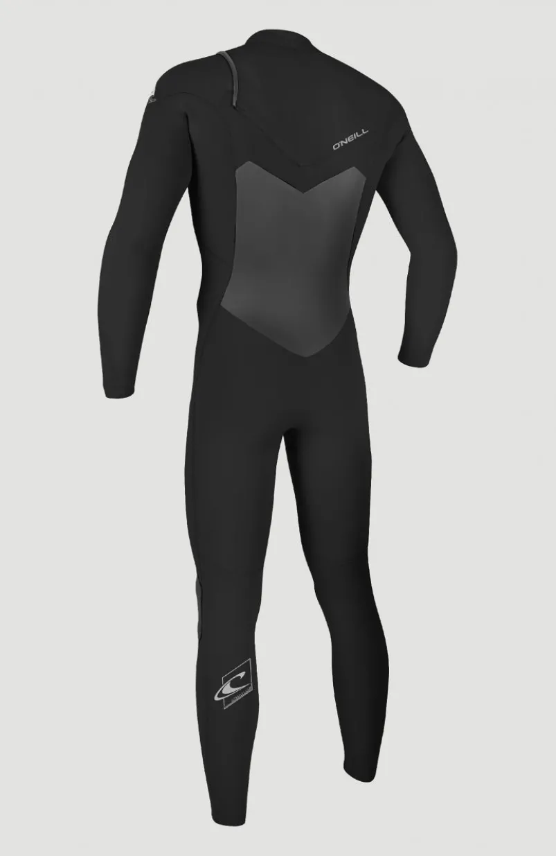 Epic 3/2mm Chest Zip Full Wetsuit | BLACK/BLACK
