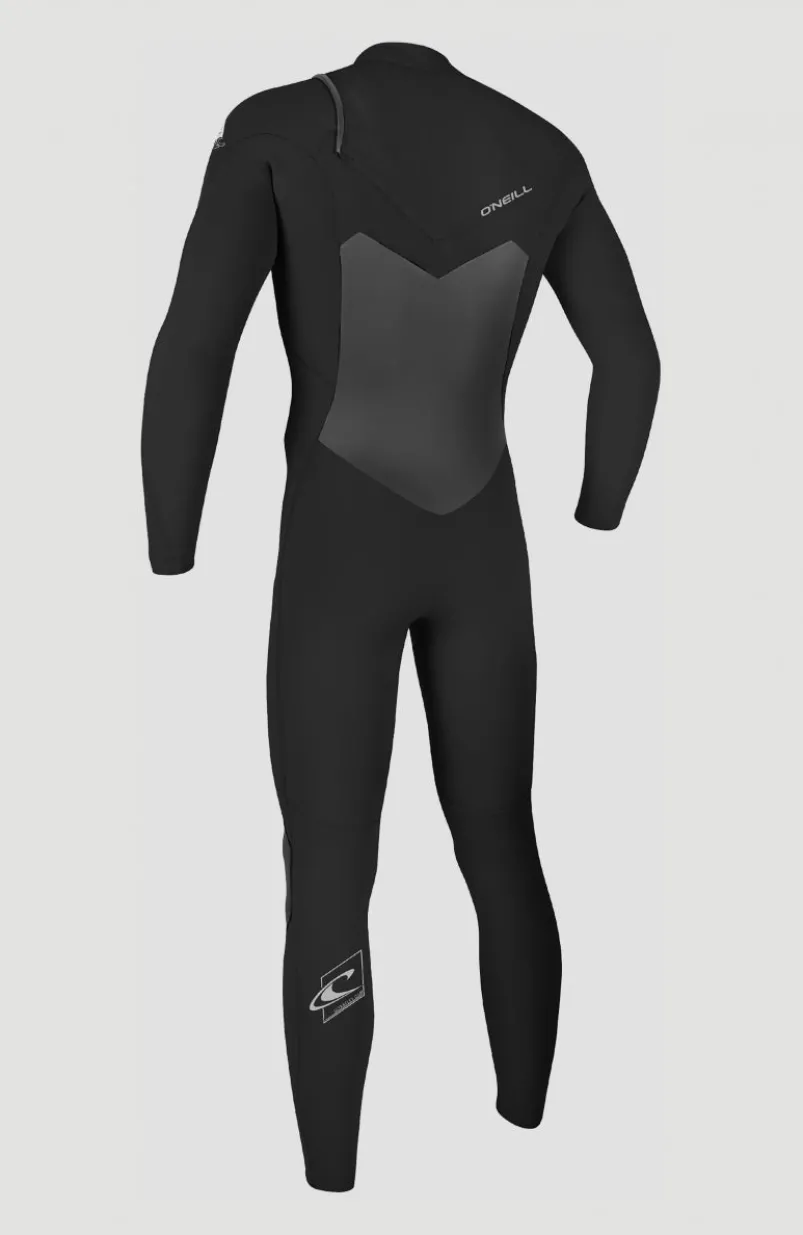 Epic 5/4mm Chest Zip Full Wetsuit | BLACK/BLACK