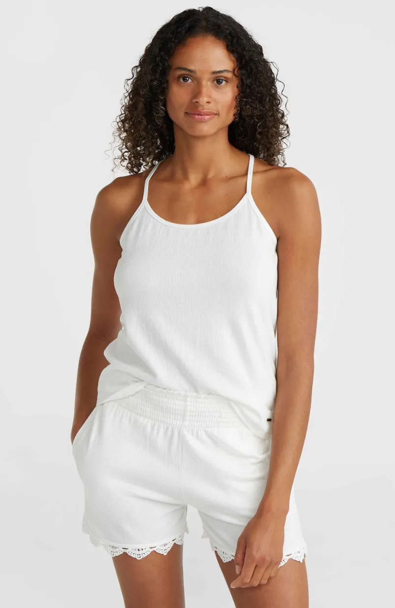 Essentials Ava Smocked Short | Snow White