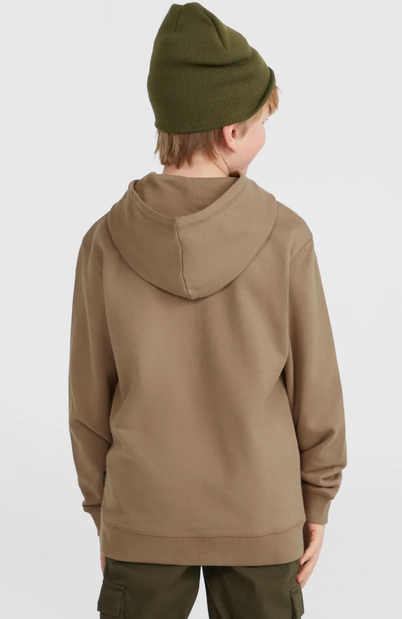 Front Print Hoodie | Concrete