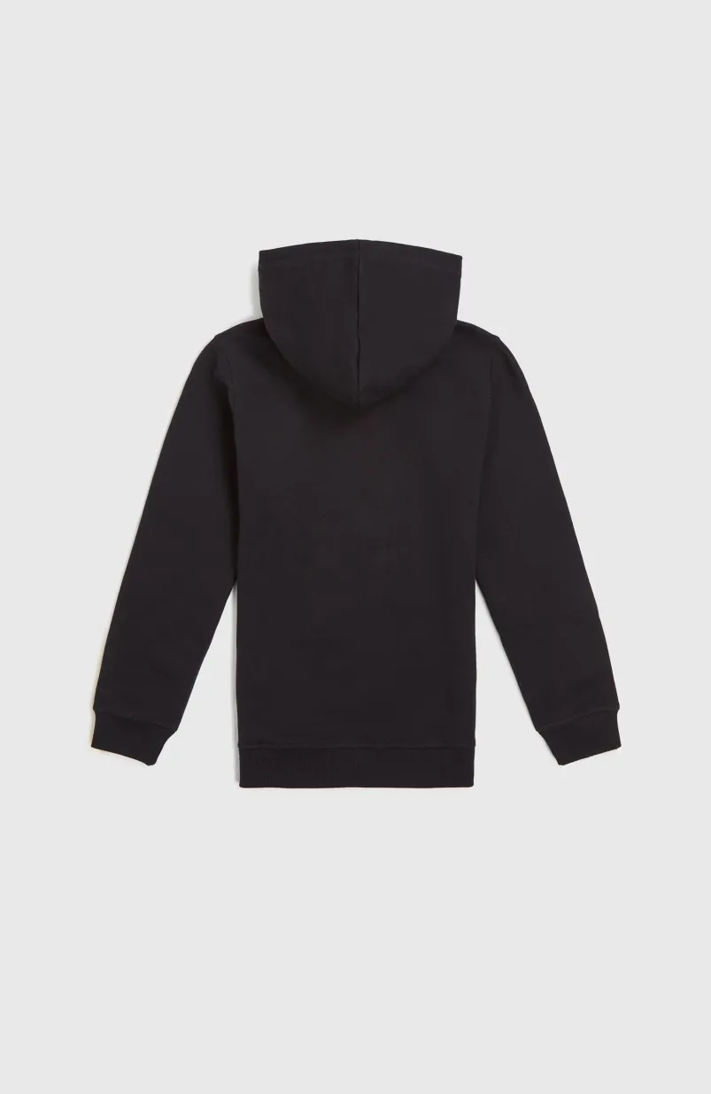 Front Print Hoodie | Black Out