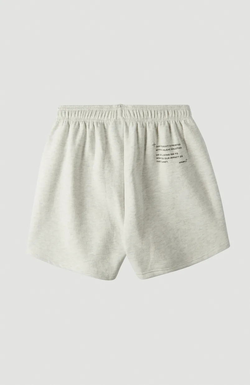 Future Surf High-Waist Joggingshort | White Melange