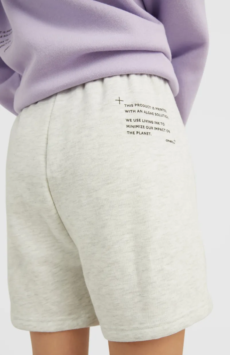 Future Surf High-Waist Joggingshort | White Melange