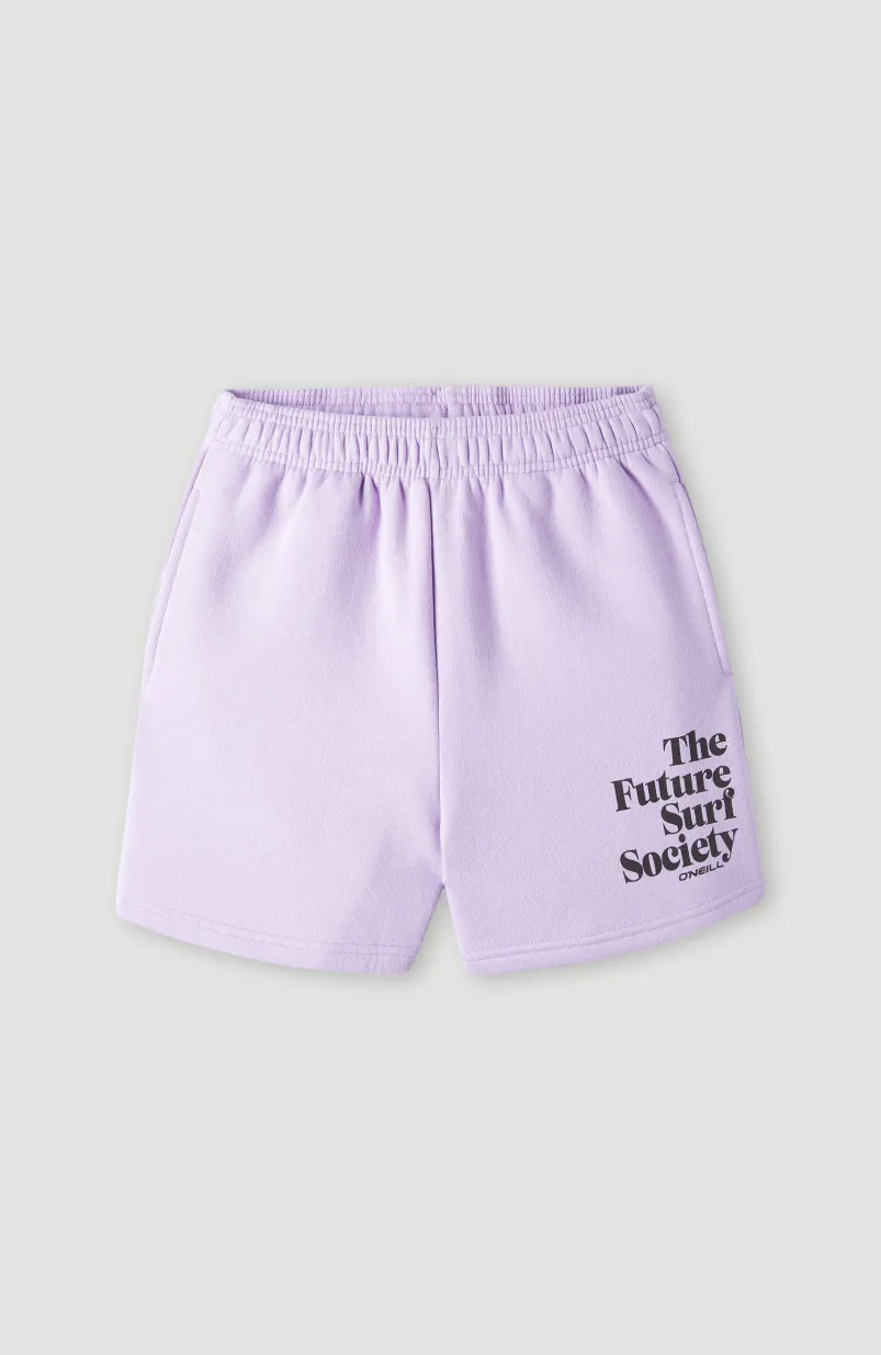 Future Surf High-Waist Joggingshort | Purple Rose