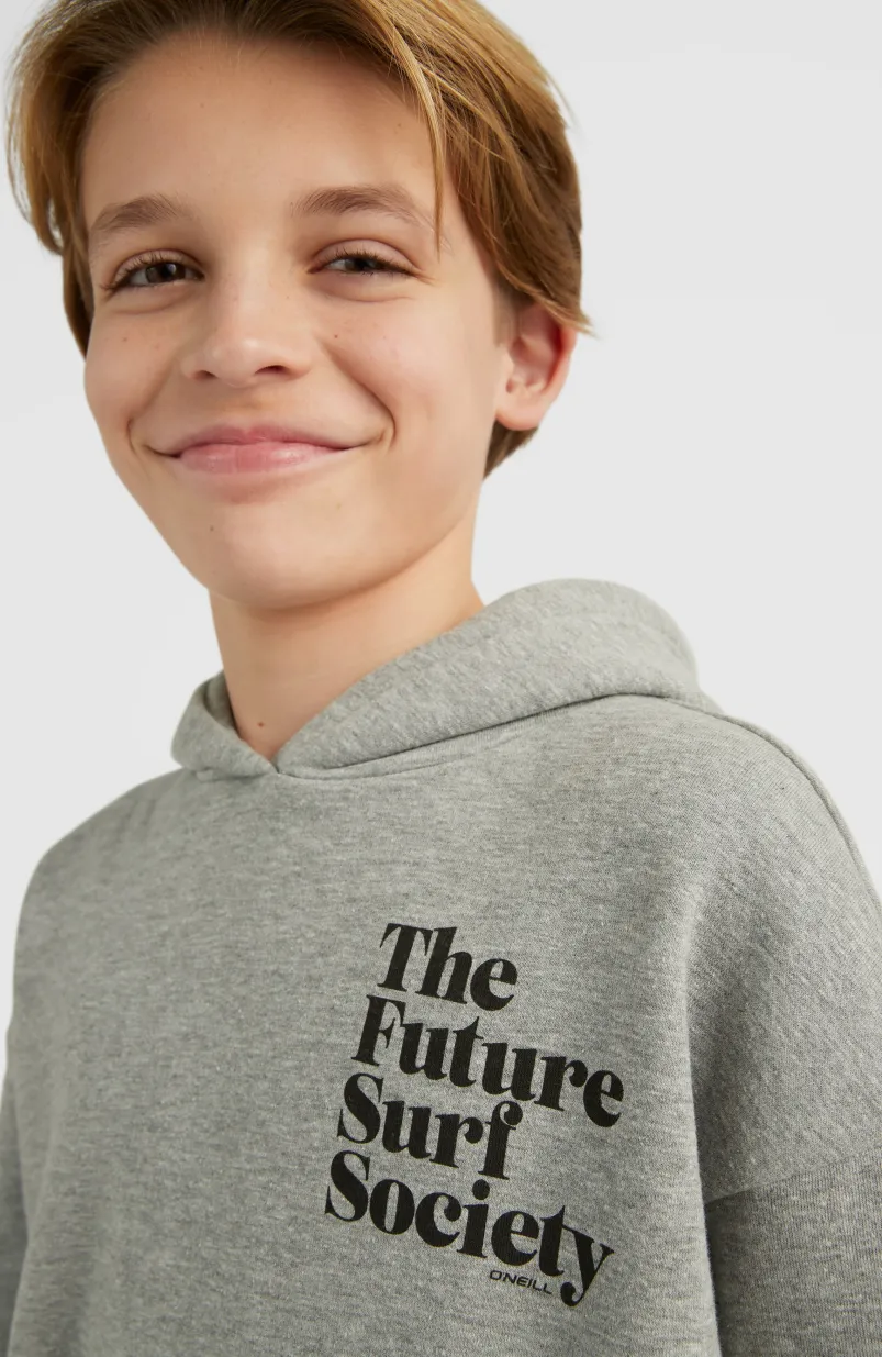 Future Surf Hoodie | Silver Melee