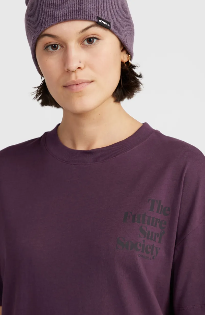 Future Surf Society T-shirt | Aubergine