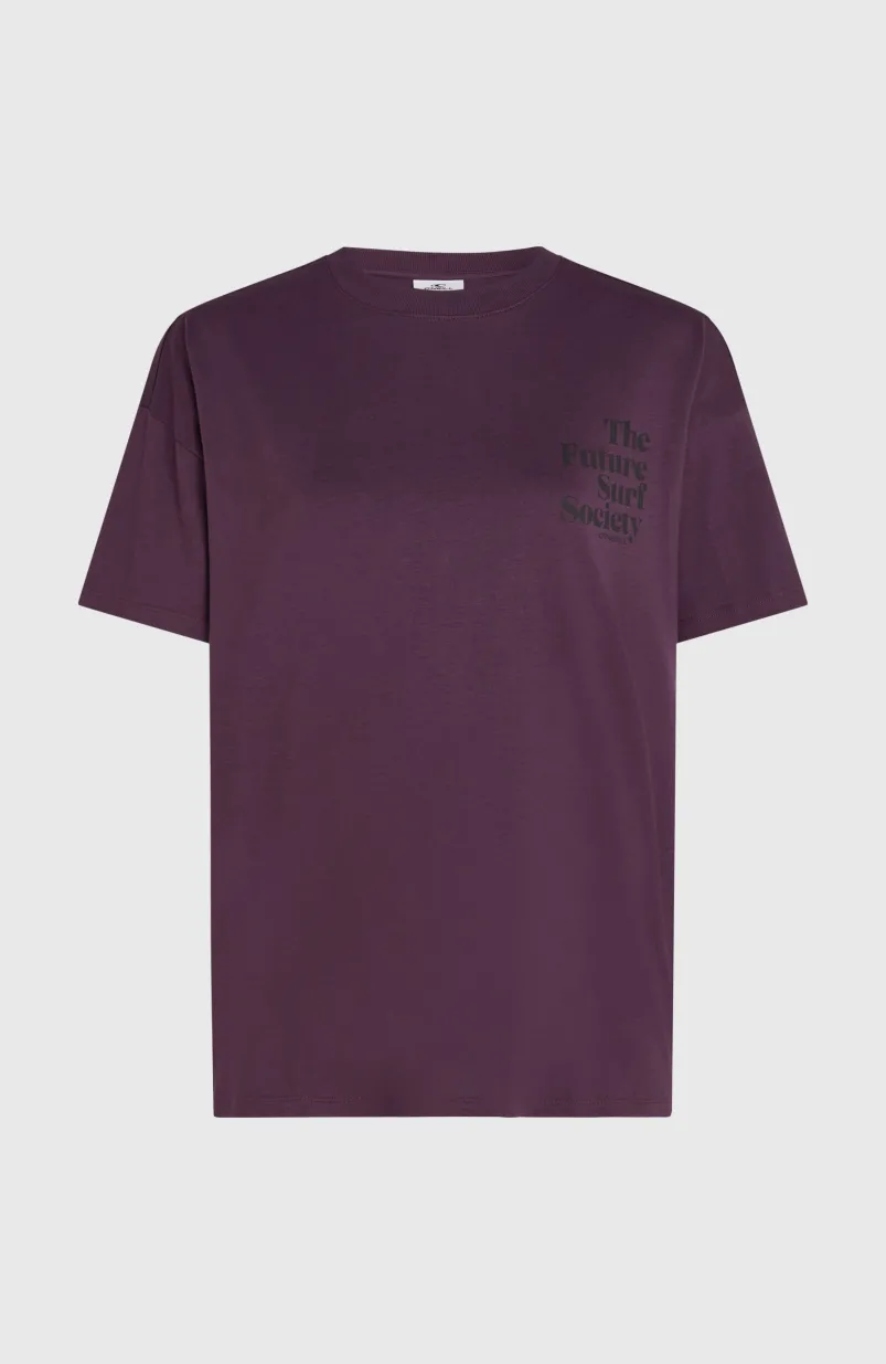 Future Surf Society T-shirt | Aubergine