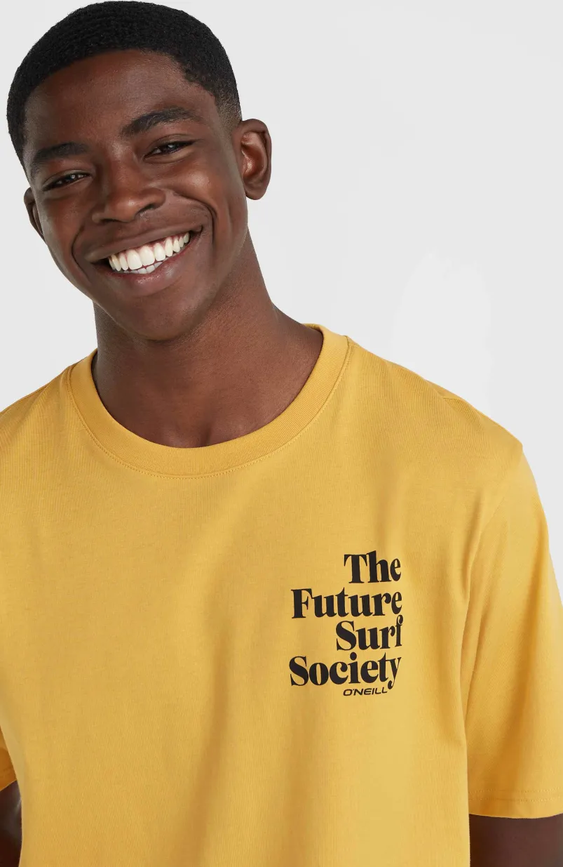 Future Surf Society T-shirt | Golden Haze