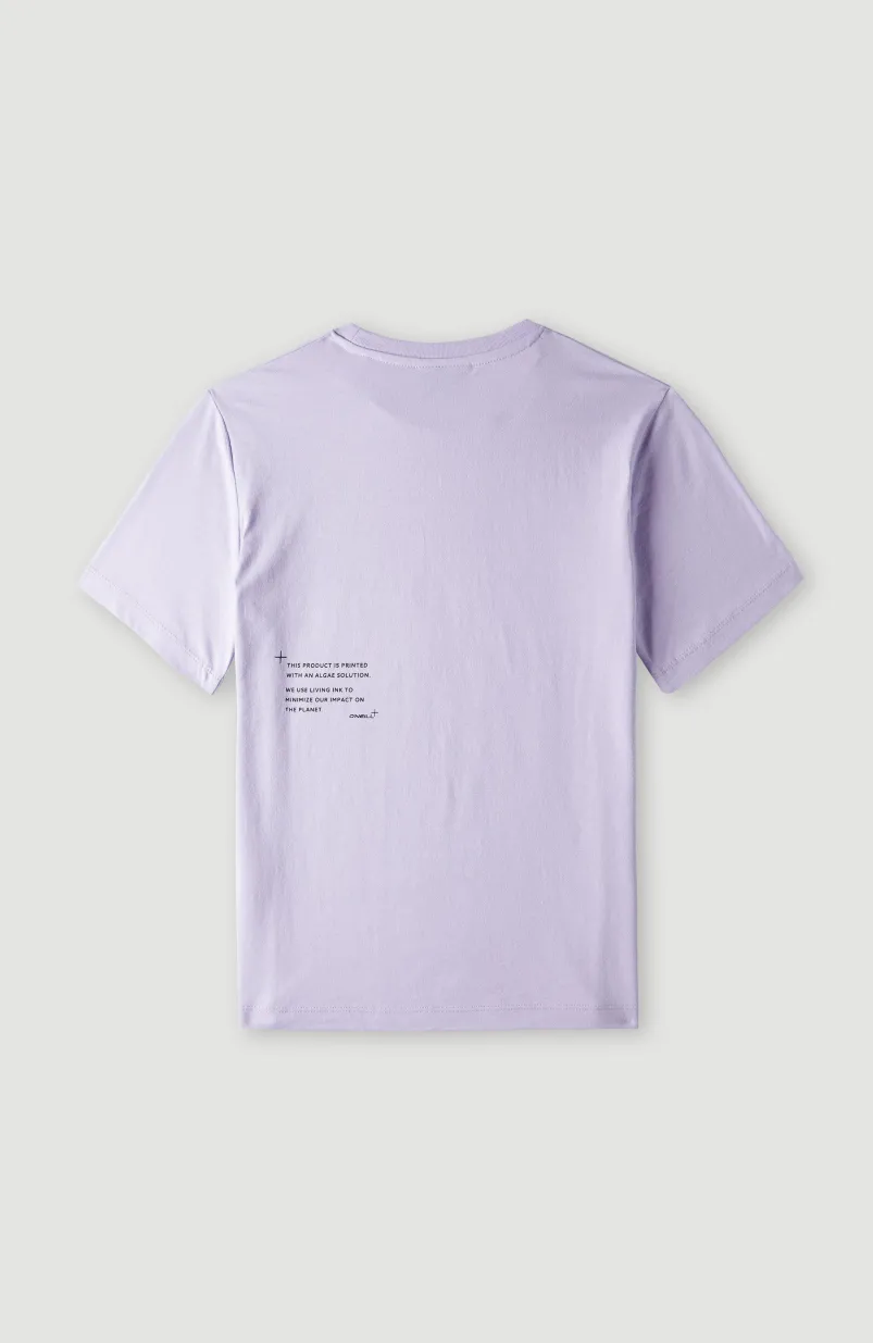 Future Surf Society T-shirt | Purple Rose