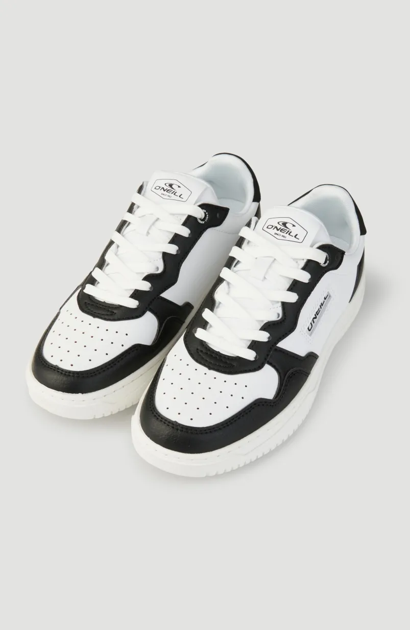 GALVESTON LOW Sneaker | Black/ White