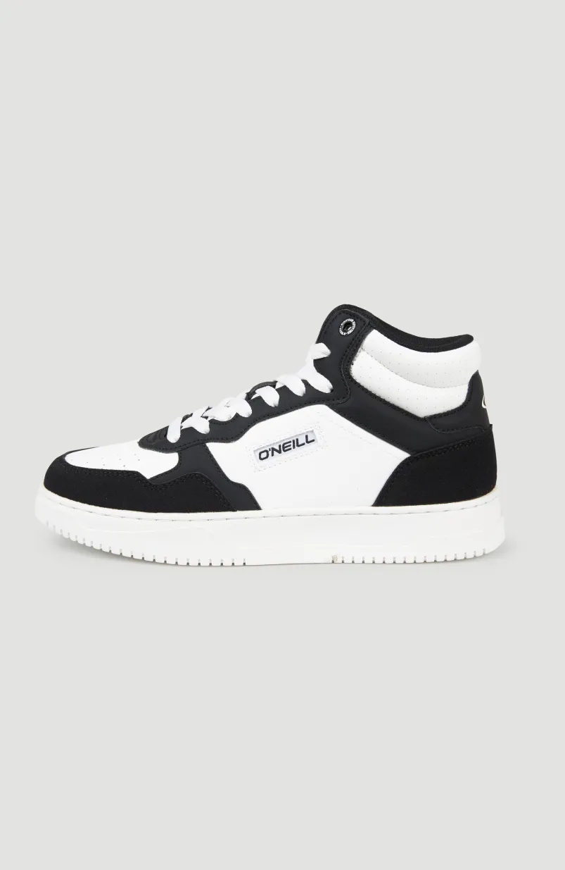 GALVESTON MID Sneakers | BLACK/ BRIGHT WHITE
