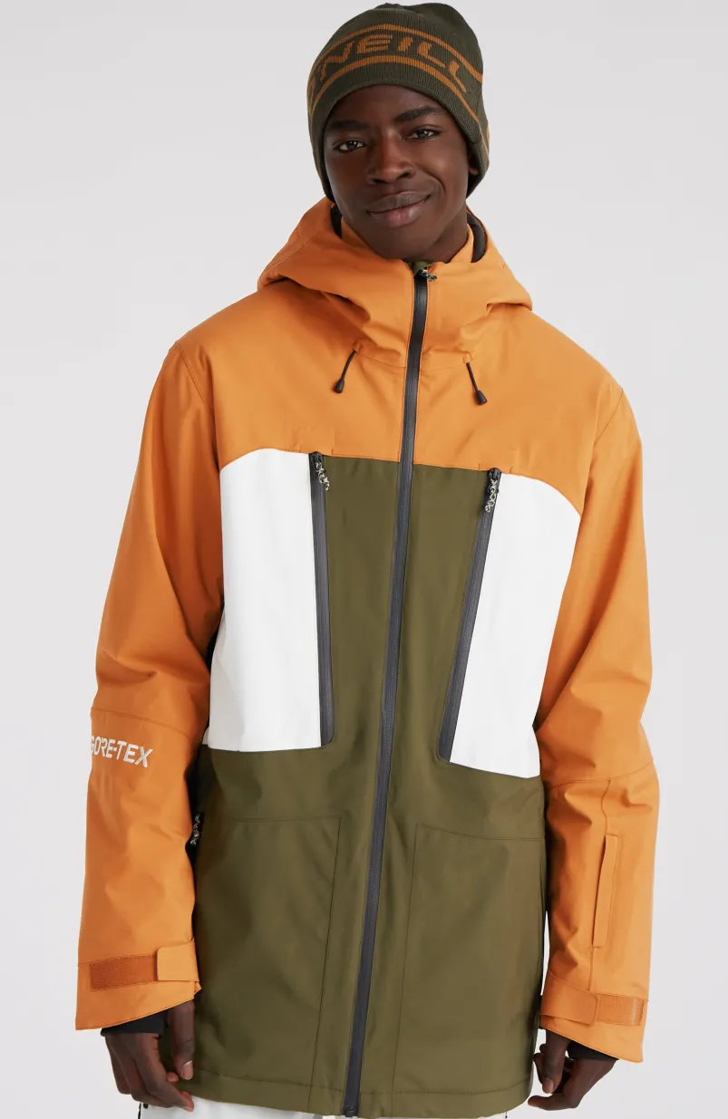 GORE-TEX Psycho Tech Wintersportjas | Rich Caramel Colour Block