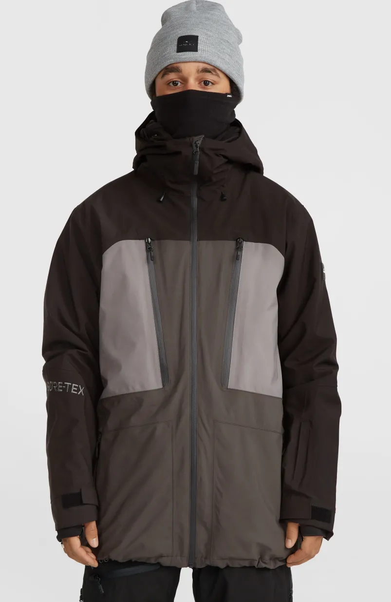 GORE-TEX Psycho Tech Wintersportjas | Black Out Colour Block