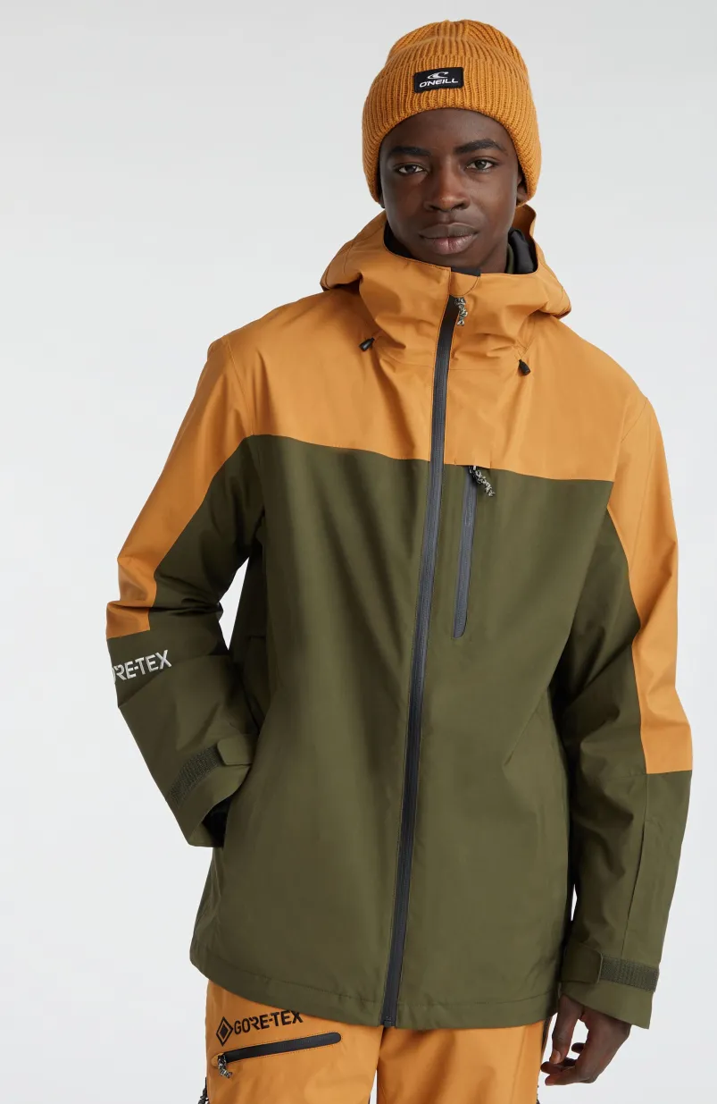 GORE-TEX Psycho Wintersportjas | Rich Caramel Colour Block