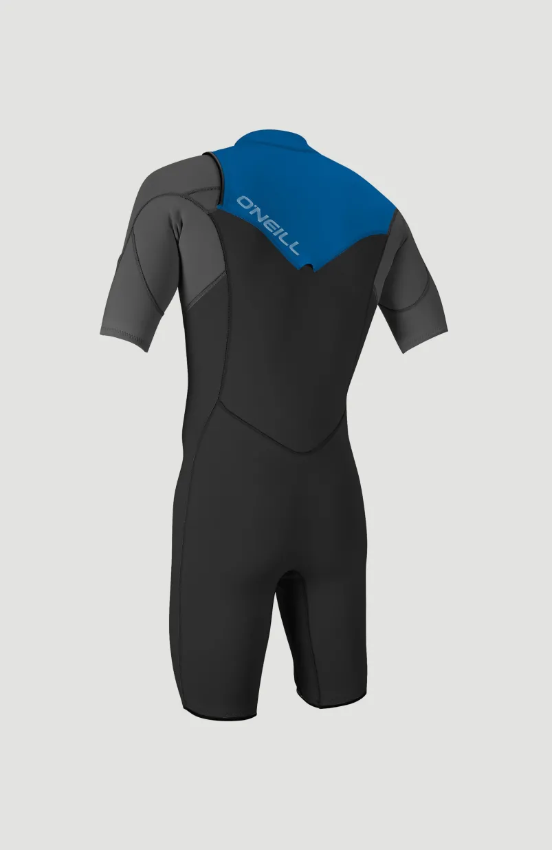 Hammer 2mm Chest Zip S/S Spring Youth | BLK/GRAPH/OCEAN