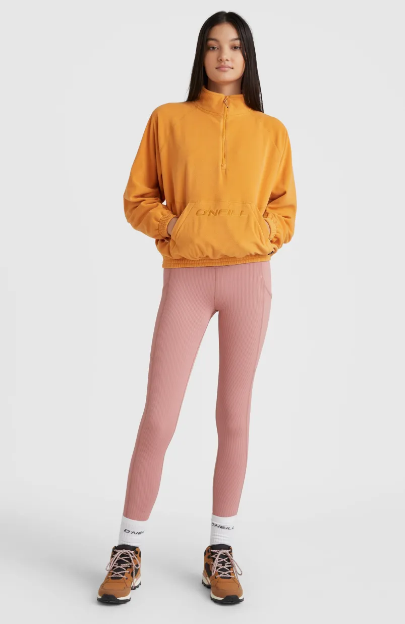 Hike Rib High Waist Legging | Ash Rose