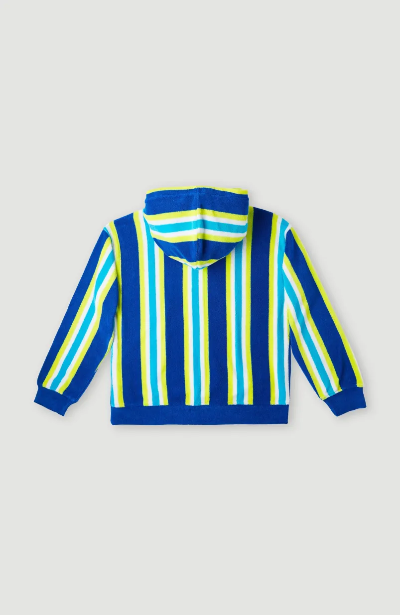 Hoodie Brights Terry | Blue Towel Stripe