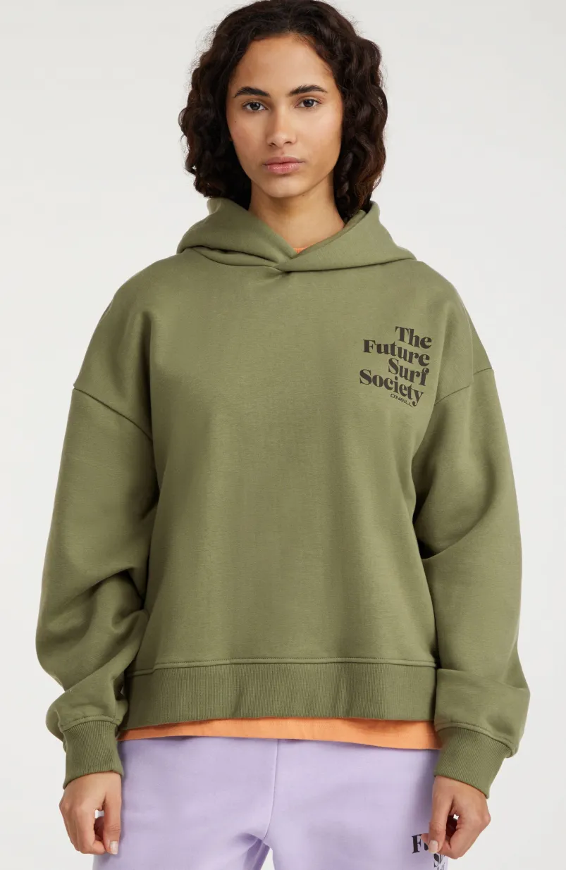 Hoodie Future Surf Society | Deep Lichen Green