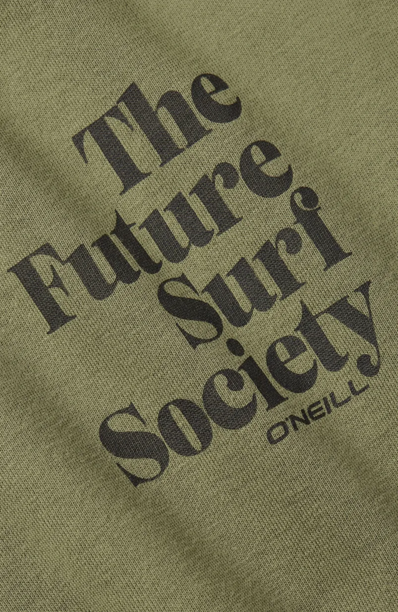 Hoodie Future Surf Society | Deep Lichen Green