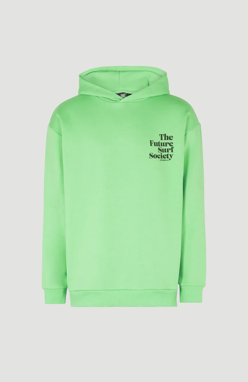 Hoodie Future Surf Society | Luminous Green