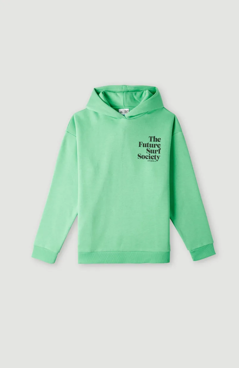 Hoodie Future Surf Society | Luminous Green