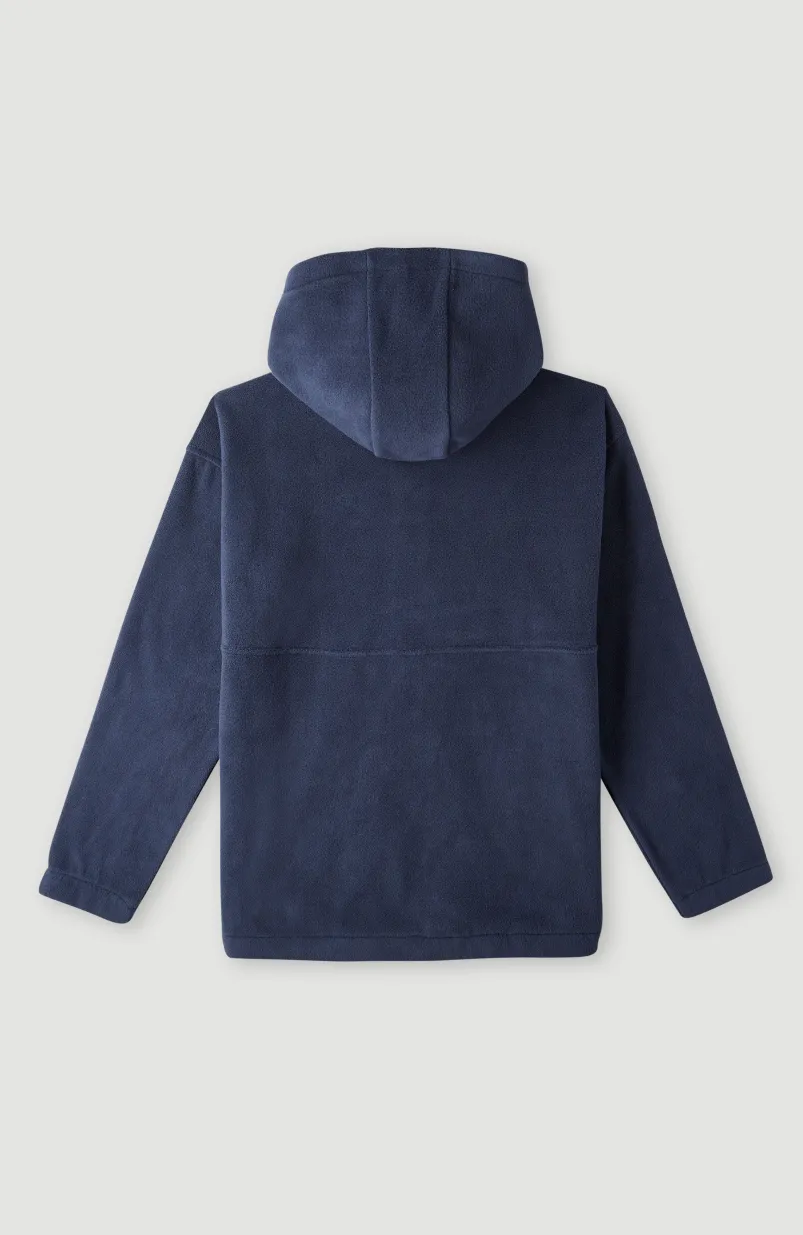 Hoodie Superfleece Met Halve Rits | Outer Space