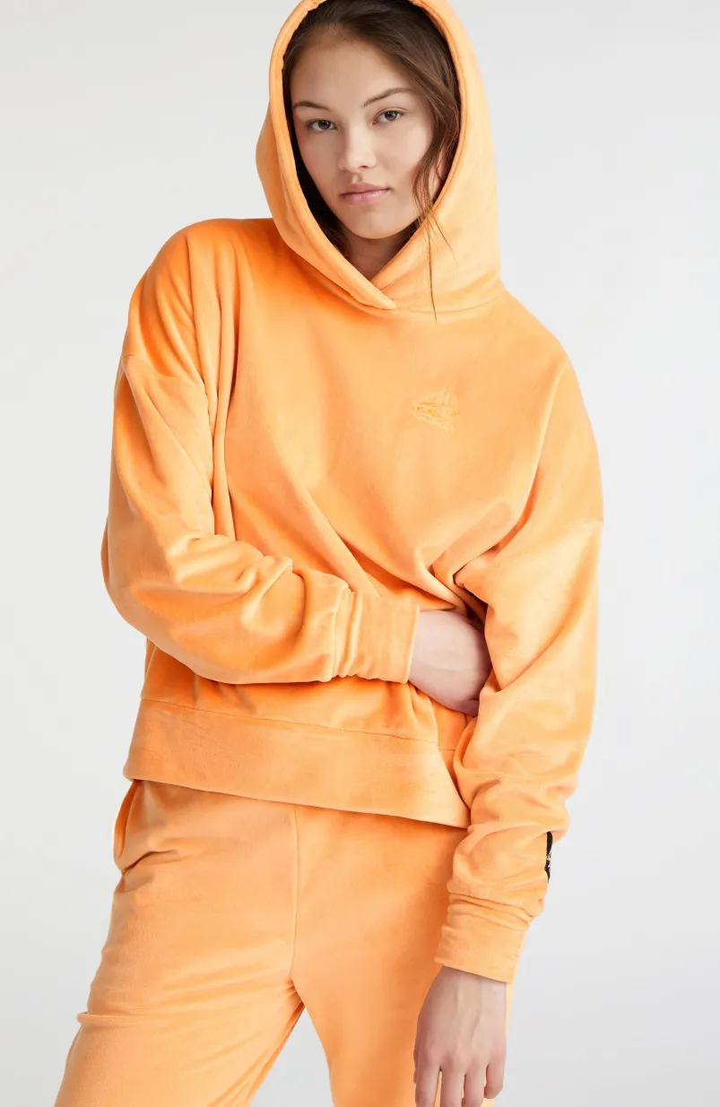 Hoodie Velour Fleece | Giorgia Peach