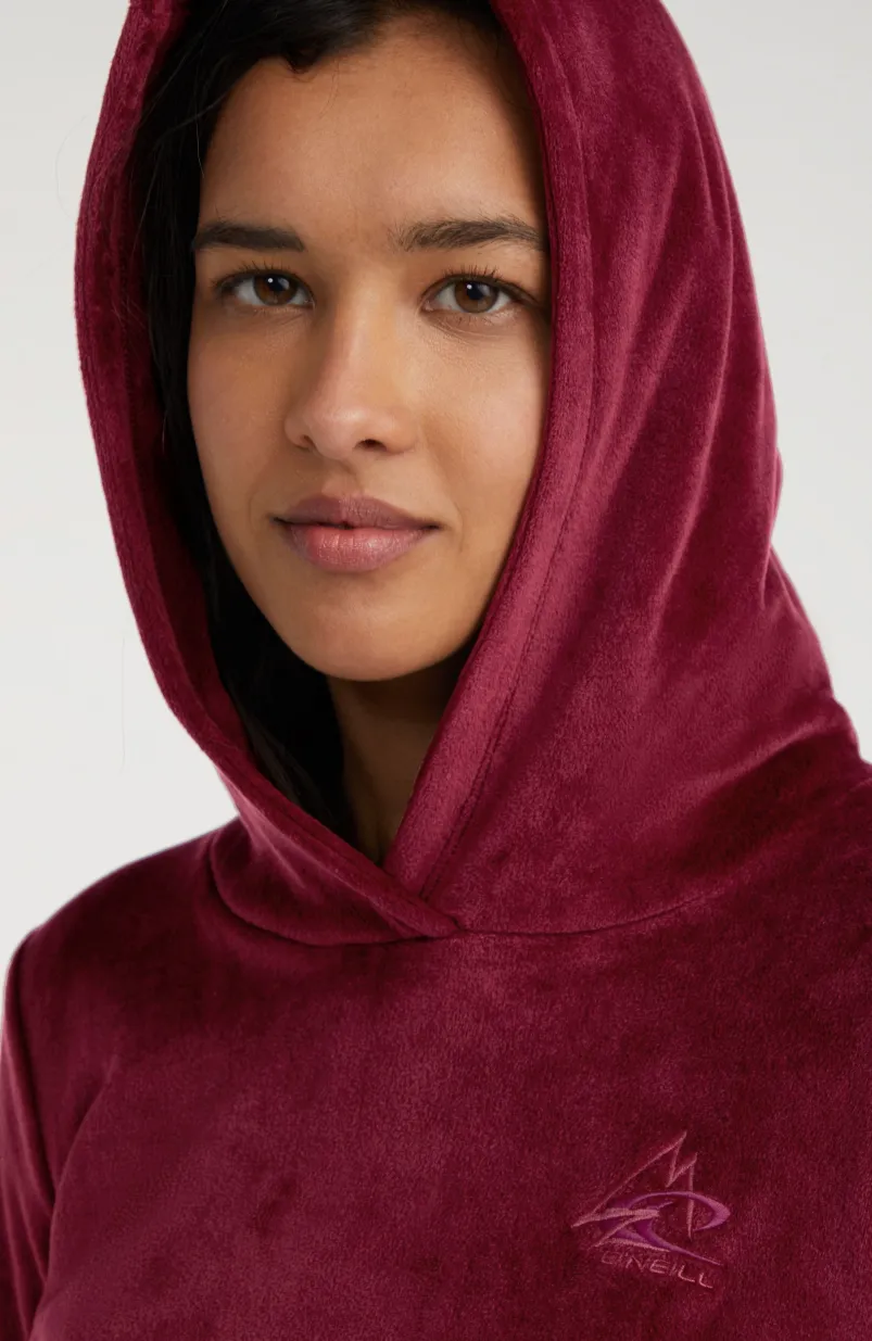 Hoodie Velour Fleece | Windsor Wine