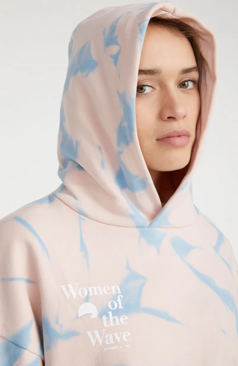 Hoodie Women Of The Wave | Pink Tie Dye