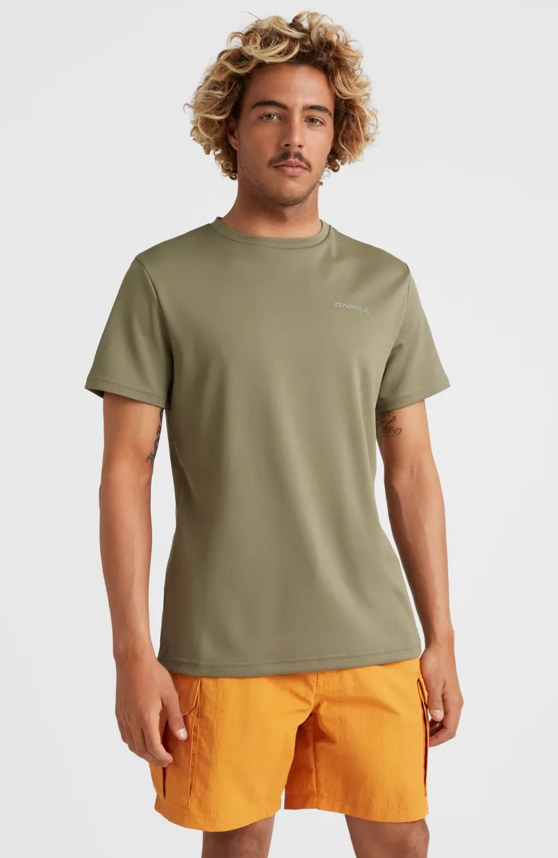 Hybrid Logo T-shirt | Deep Lichen Green