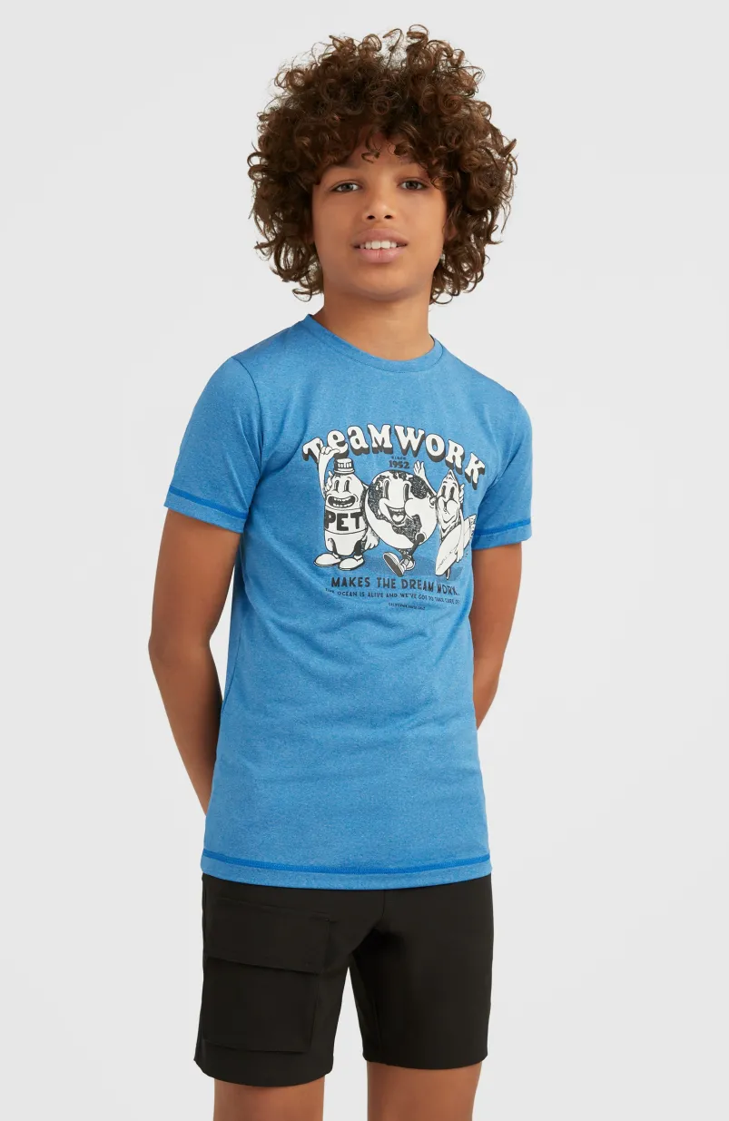 Hybrid Teamwork T-shirt | Princess Blue