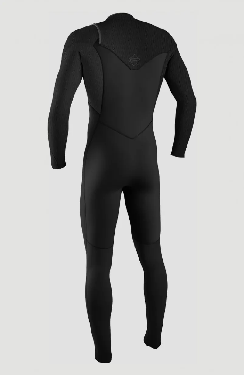 Hyperfreak 5/4mm Chest Zip Full Wetsuit | BLACK/BLACK