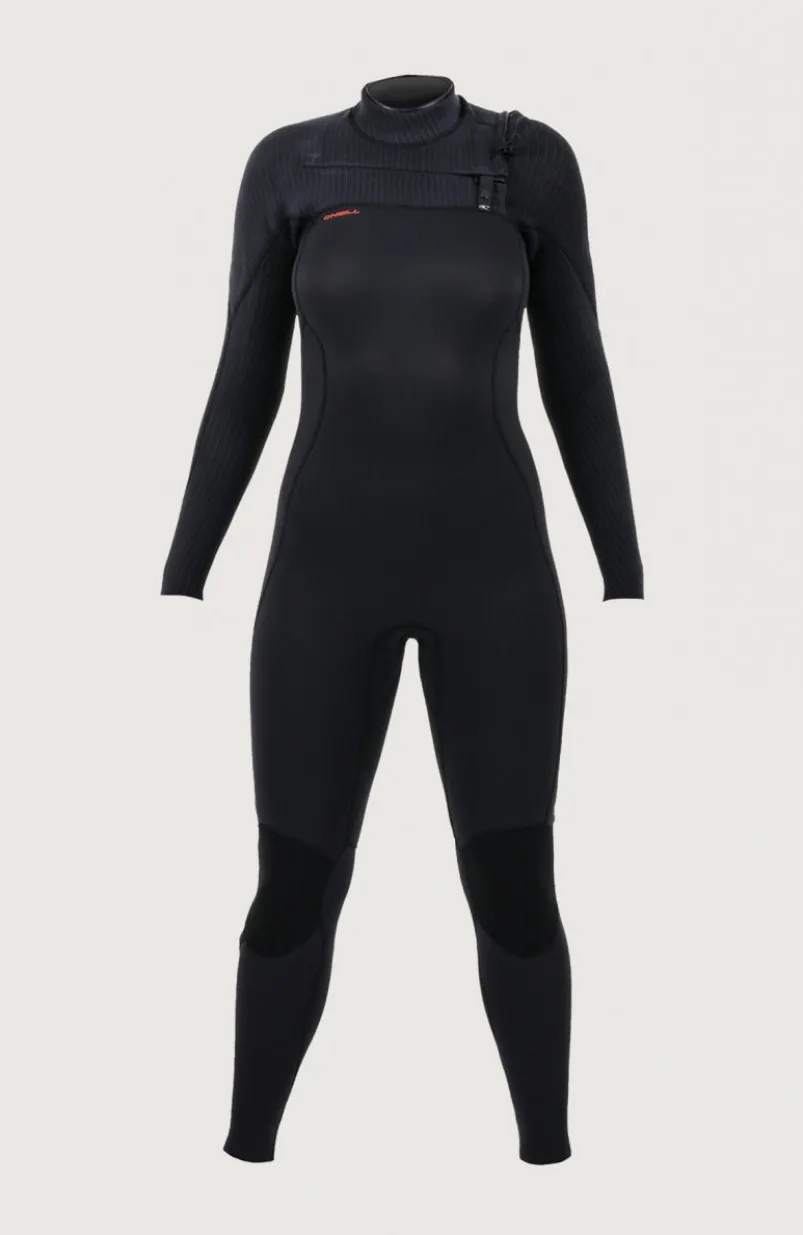 Hyperfreak 3/2mm Chest Zip Full Wetsuit | BLACK/BLACK
