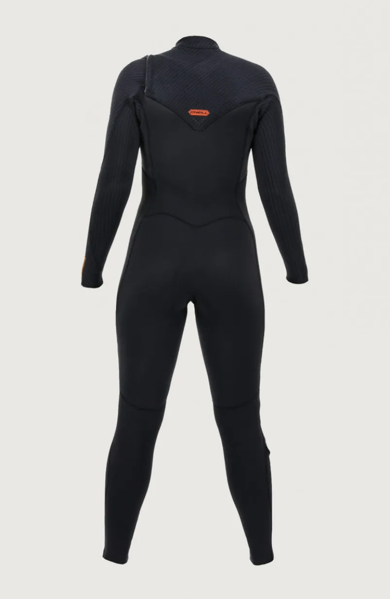 Hyperfreak 3/2mm Chest Zip Full Wetsuit | BLACK/BLACK