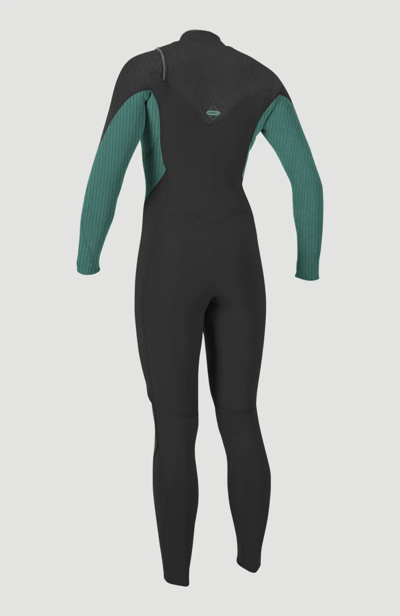 Hyperfreak 4/3mm+ Chest Zip Full Wetsuit | RAVEN/BRISTOL