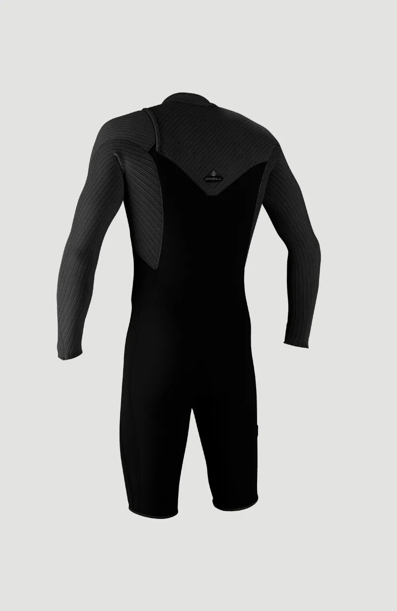 Hyperfreak 2mm Chest Zip Longsleeve Spring Wetsuit | BLACK/BLACK