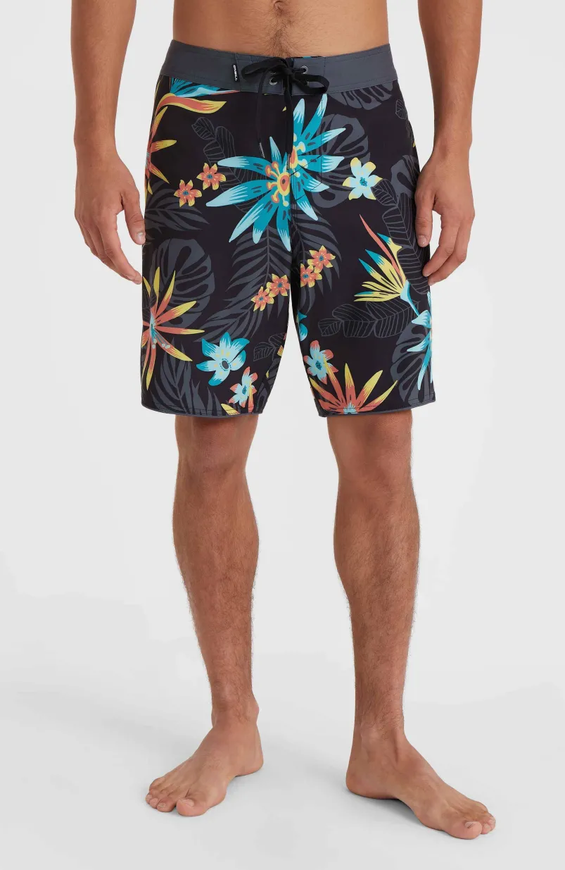 Hyperfreak Mysto Scallop 19" Boardshort | Black Mysto Scallop