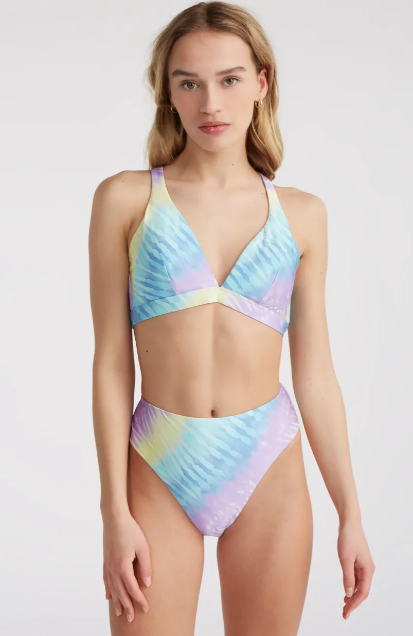 Hyperfreak Women Of The Wave Longline Triangelbikiniset | Blue Tie Dye