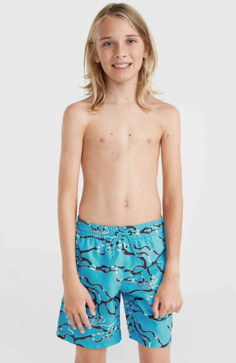 Jack O'Neill Cali Crazy 14" Zwembroek | Light Blue Ocean View