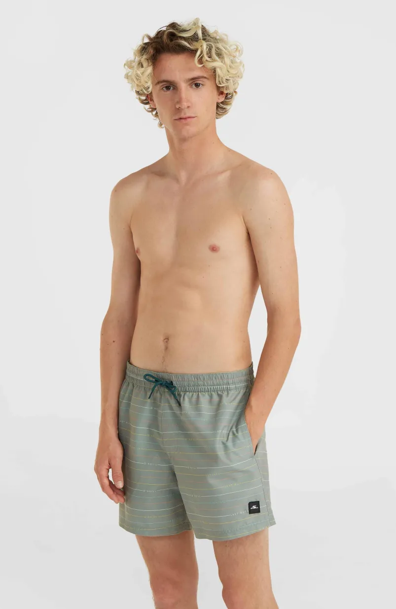 Jack O'Neill Cali First 15" Zwembroek | Green First Name Stripe