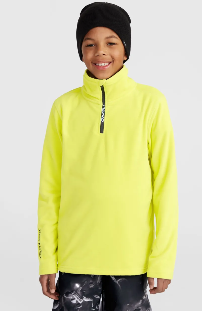 Jack's Polartec® 100 Fleecetrui Met Halve Rits | Luca Lime