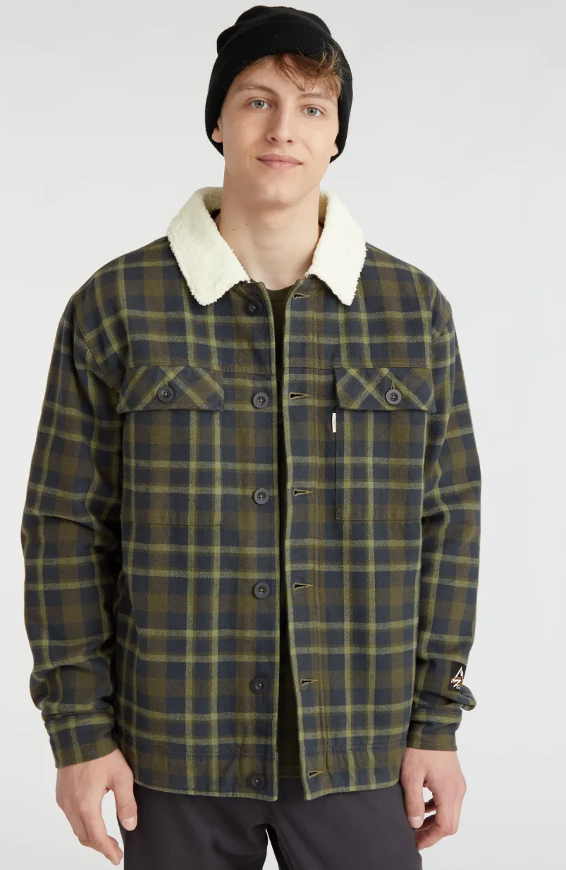 Jas Fleece-Lined | Blue Shirt Check