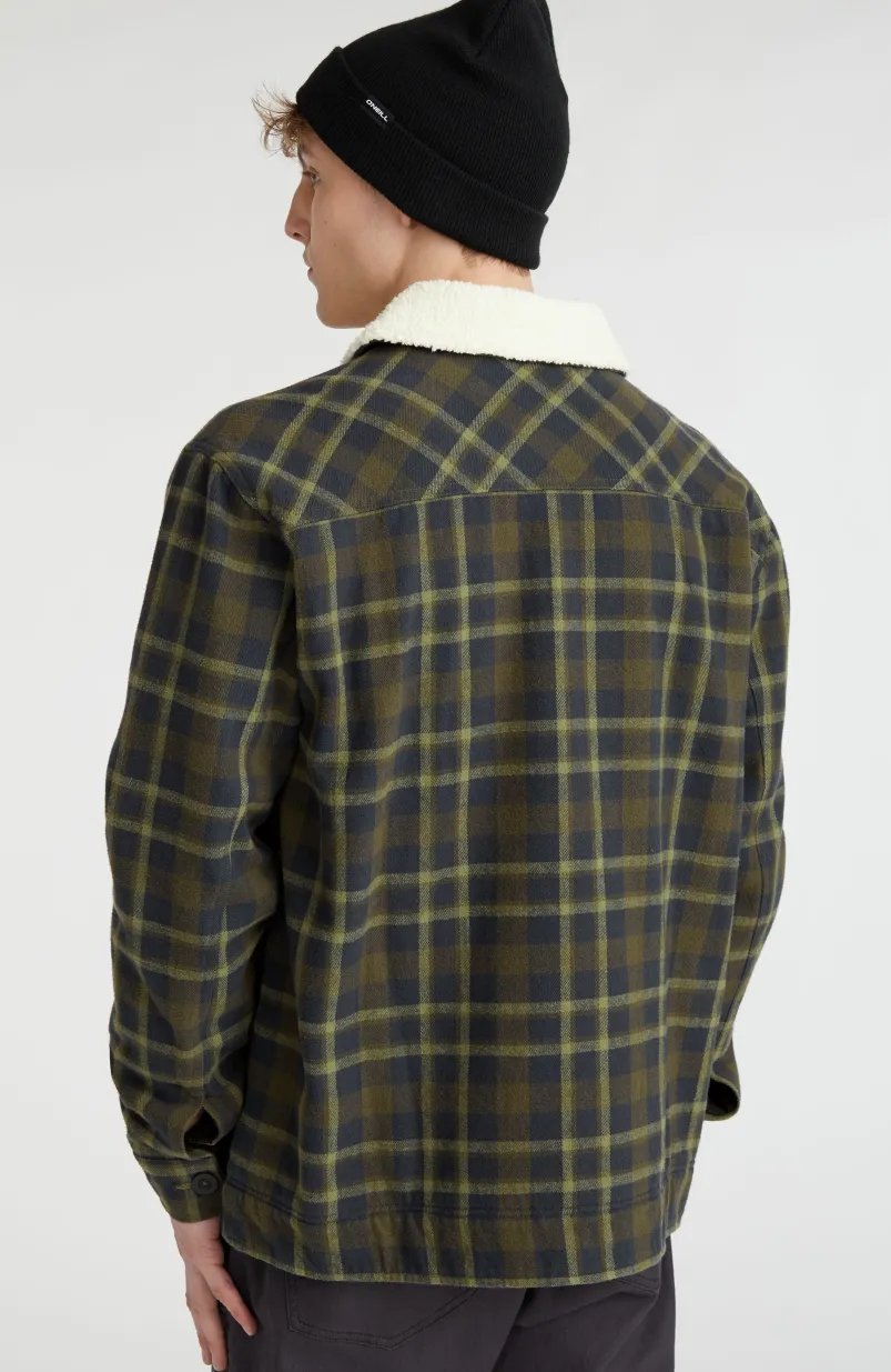 Jas Fleece-Lined | Blue Shirt Check